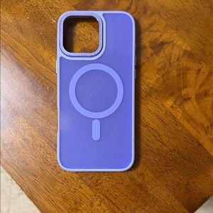 Purple iPhone 16 pro max Case with MagSafe Compatibility